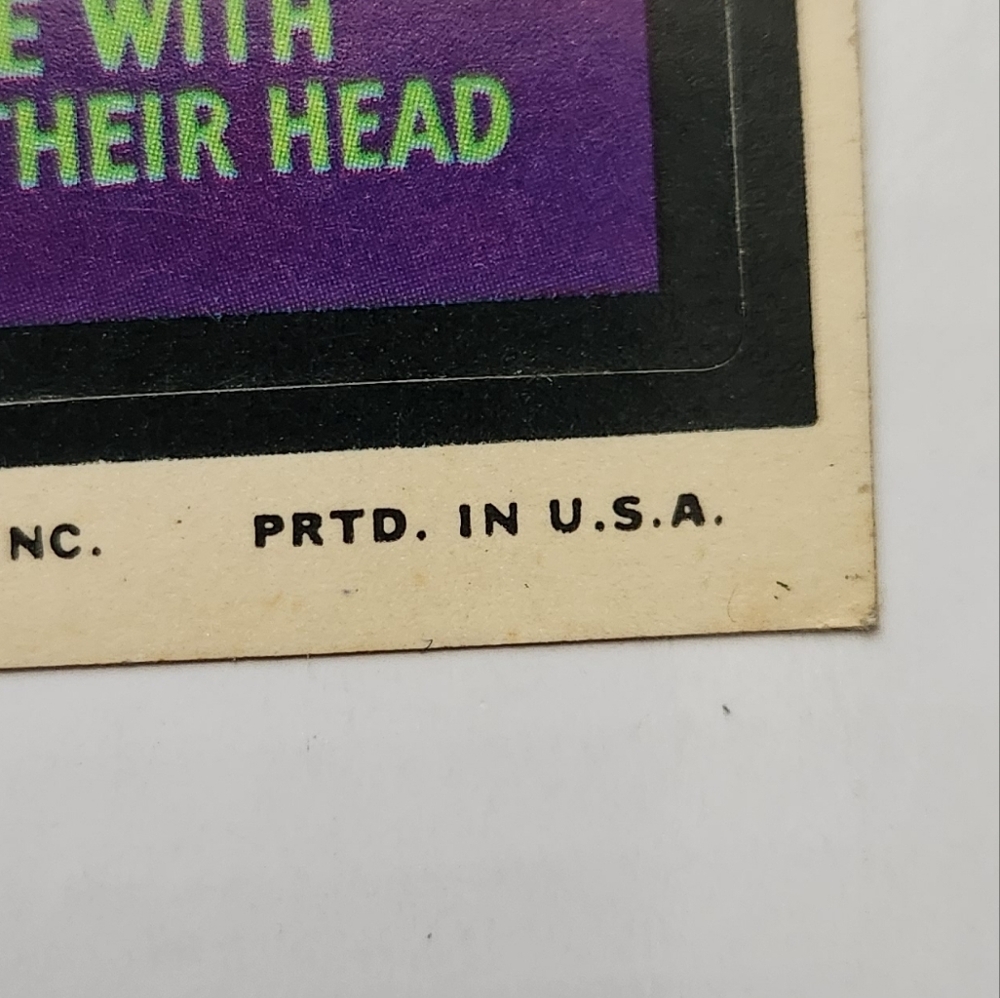 ✨ Vintage 1970s Wacky Packages Sticker - "Bash" Concrete Detergent - Picture 3 of 12